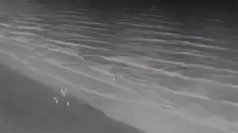 Lincolnshire Police Drone image of the rescue