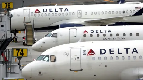 Reuters Delta Airlines planes