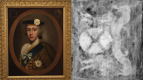 Doctor Bendor Grosvenor Highlander Portrait and X-ray image