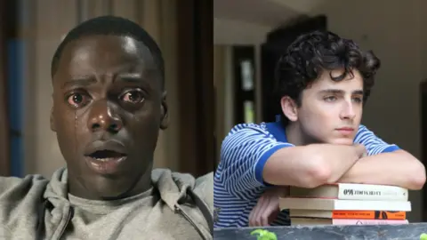 Universal/Sony Daniel Kaluuya and Timothee Chalamet