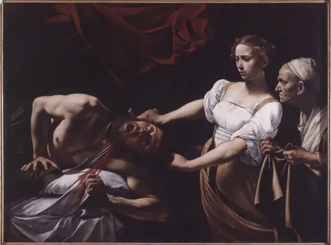 Gallerie Nazionali Arte Antica, Palazzo Barberini Judith Beheading Holofernes, 1599, by Caravaggio