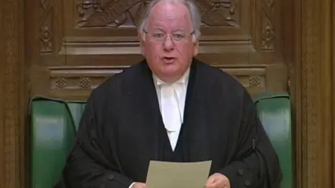 PA Commons Speaker Michael Martin in the House of Commons in 2009