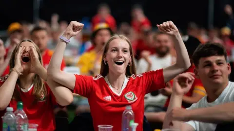 Getty Images Wales fans