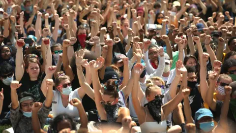 Getty Images Protests Continue In Minneapolis And St. Paul Over Death Of George Floyd