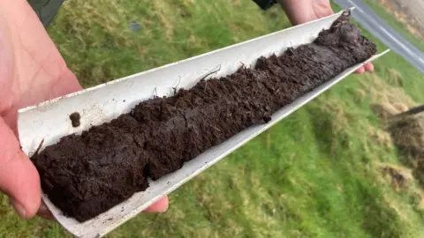 BBC Peat core sample