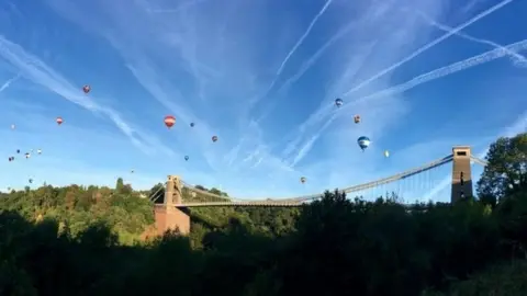 BBC Bristol suspension bridge