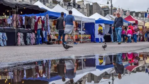 MANXSCENES Continental Market on Douglas Promenade