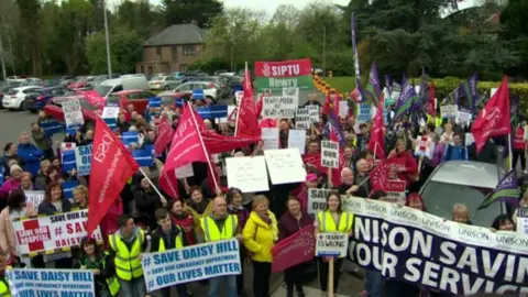 Daisy Hill protesters