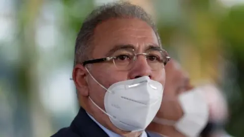 Reuters Brazilian cardiologist Marcelo Queiroga, who was named by Brazil"s President Jair Bolsonaro as the country"s fourth Health Minister since the coronavirus pandemic began, speaks at the Health Ministry headquarters in Brasilia, Brazil March 16, 2021.