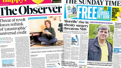 The Observer and the Sunday Times