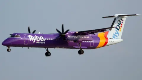 SOPA Images Flybe aeroplane