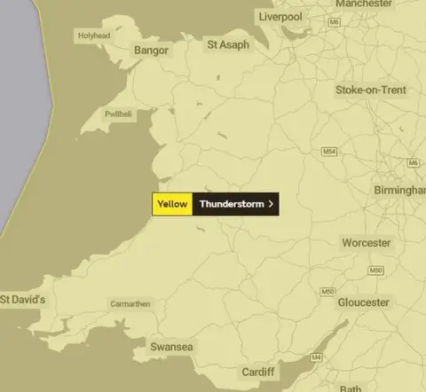 Met Office Met Office forecast map