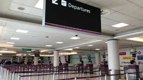 PA Media Edinburgh Airport