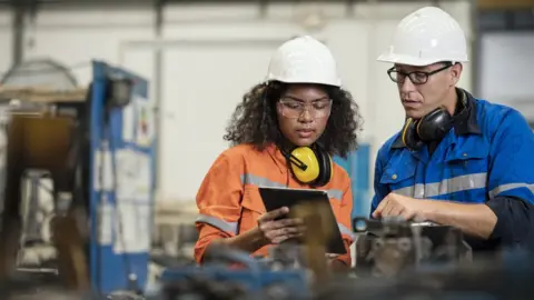 Stock image of engineers