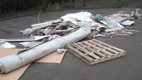 The Parks Trust Fly-tipped waste