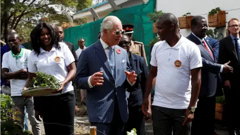 Reuters King in urban farming project in Kenya