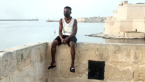 BBC/Joanna Demarco Lamin by the Grand Harbour in Malta