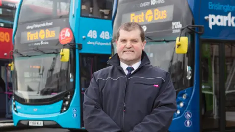 First Bus West of England James Freeman, managing director of First Bus South West