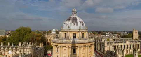Getty Images Image shows the Oxford skyline from St Mary the Virgin church