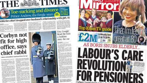 BBC The Papers 26 November 2019