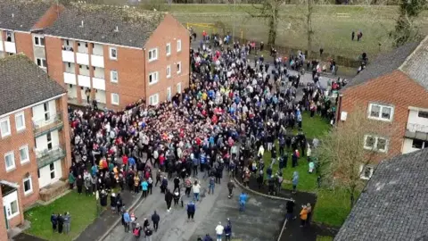 Thousands play Royal Shrovetide Football in Ashbourne