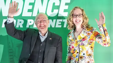 Patrick Harvie and Lorna Slater