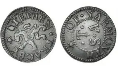 Norfolk Token Project Stephen Tracey trading token, 2nd example