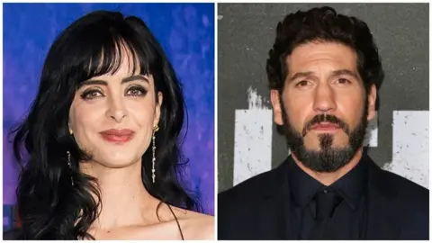 Getty Images Krysten Ritter and Jon Bernthal