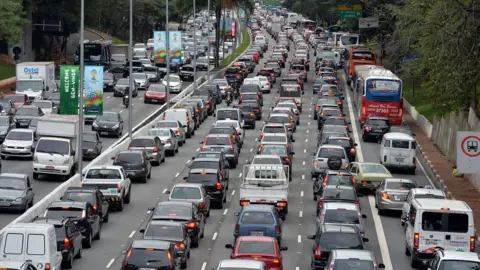 Getty Images Sao Paulo traffic jam