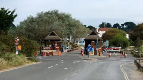 Oast House Archive Sandbanks Ferry toll booth