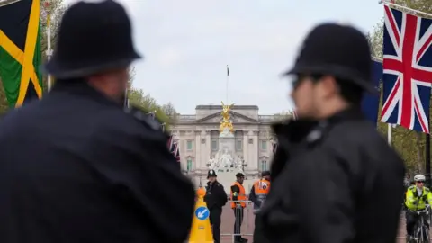 Reuters Police on the Mall in London