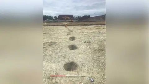 Central Bedfordshire Council Bronze Age pit alignment