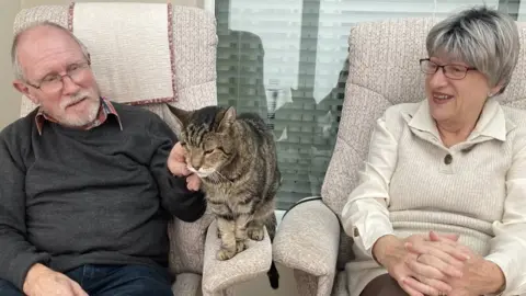 BBC Mike and Marilyn Chard with Tigger