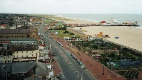 Geograph/Michael C Great Yarmouth seafront including Britannia Pier, pictured from Atlantis Tower