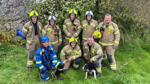 SFRS Bailey and rescuers