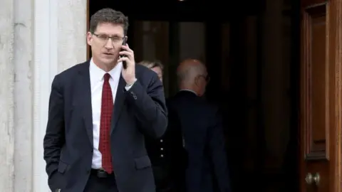 Getty Images/Paul Faith Eamon Ryan outside Irish Parliament