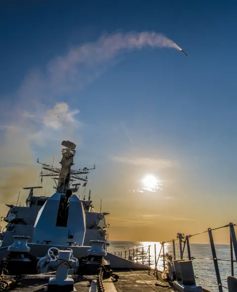 MBDA Systems/MOD/Crown Copyright Missile test