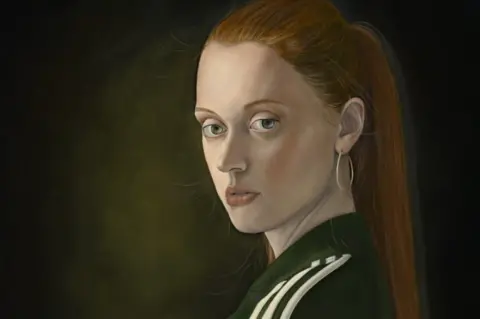 NML Girl with the Hoop Earing, Ross Muir (detail)