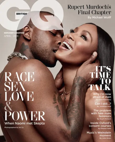 British GQ Naomi Campbell and Skepta GQ cover