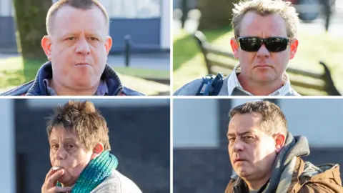 Athena Audrey Osborne, Clayton Moore, Ian Moore and Gary Moore