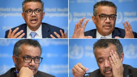 AFP Composite of images of Dr Tedros