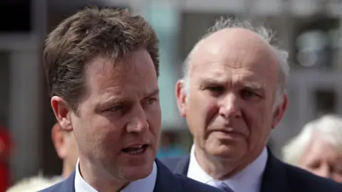 Getty Images Nick Clegg and Vince Cable 2010