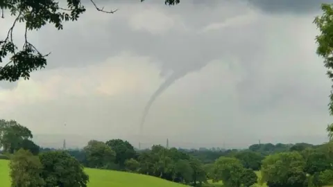 BBC Weather Watcher Woody Tornado