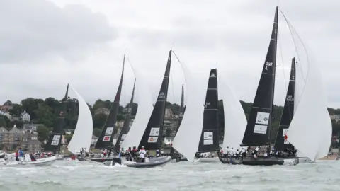 PA Media The King"s Cup regatta at Cowes on the Isle of Wight