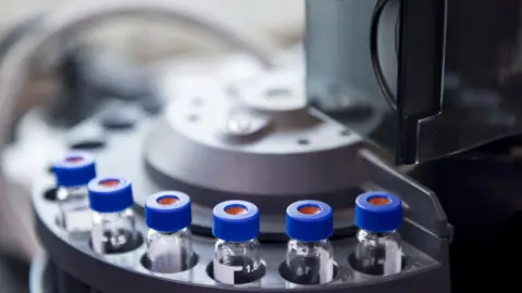 Getty Images Analysing blood samples in the lab