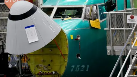 Rex Features Boeing's 737 Max aircraft