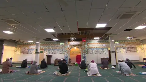 Prayers at a mosque