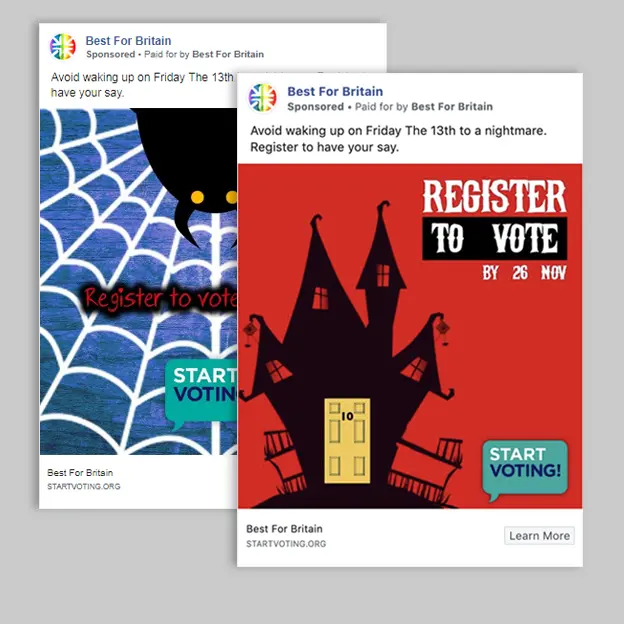 Best For Britain Two ads by Best For Britain