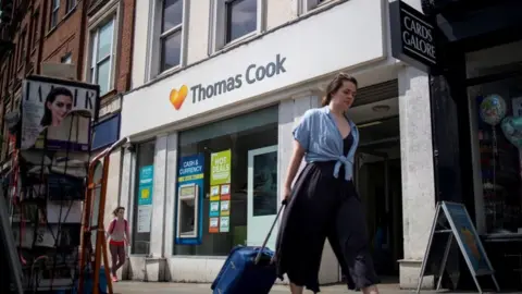 Getty Images A Thomas Cook travel agent shop