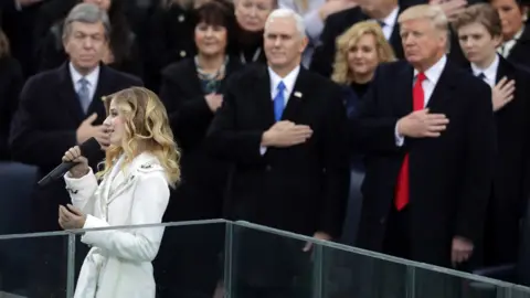Getty Images Jackie Evancho at Donald Trump's inauguration
